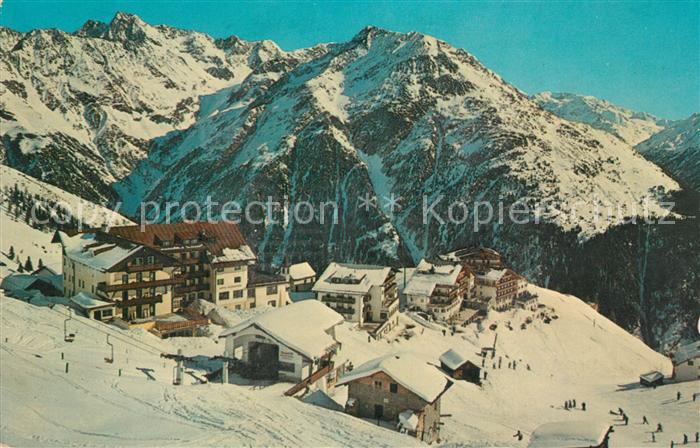 Hochsoelden Schiparadies Wintersportplatz oetztaler Alpen