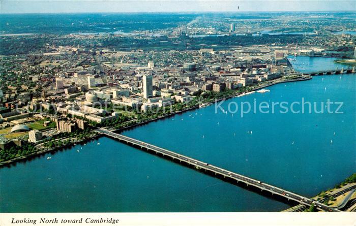 Cambridge Massachusetts Air view of Charles River Basin Massachusetts Institute
