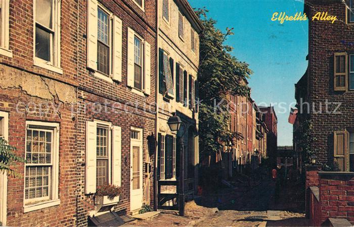 Philadelphia Pennsylvania Elfreths Alley