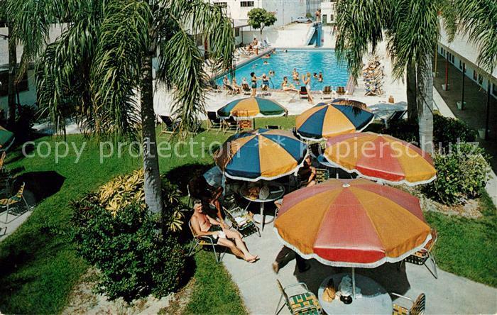 Miami Florida Travelers Motel Swimming Pool