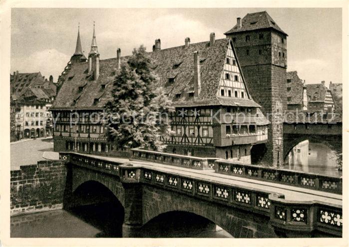 Nuernberg Maxbruecke Weinstadl Wasserturm