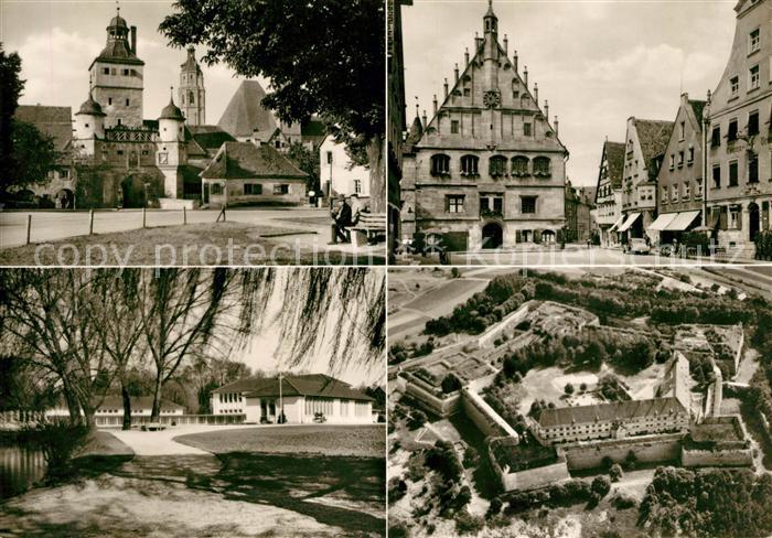 Weissenburg Bayern Rathaus Park Fliegeraufnahme