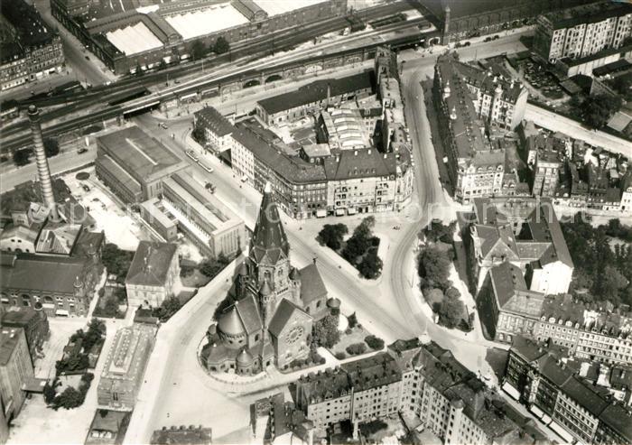 DRESDEN Elbe Wettiner Platz vor Zerstoerung 1945 Luftaufnahme Repro