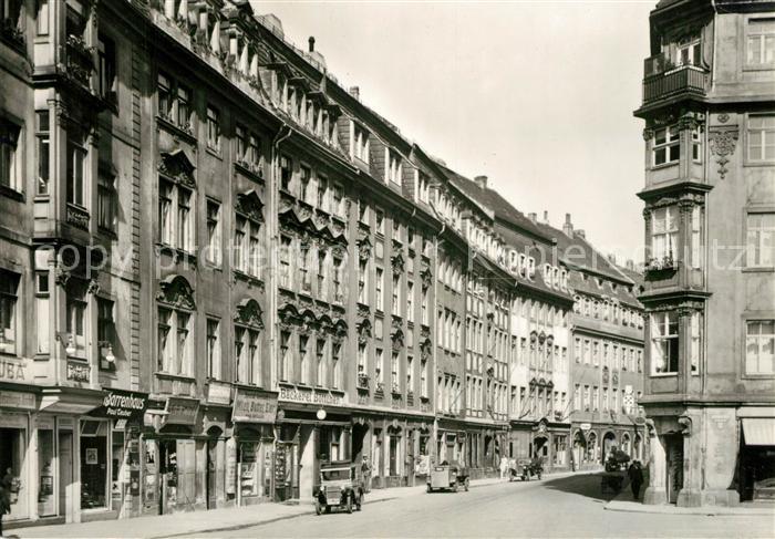DRESDEN Elbe Grosse Meissner Gasse vor Zerstoerung 1945 Repro