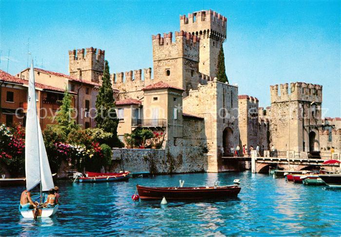 Sirmione Lago di Garda Castello Scaligero Gardasee