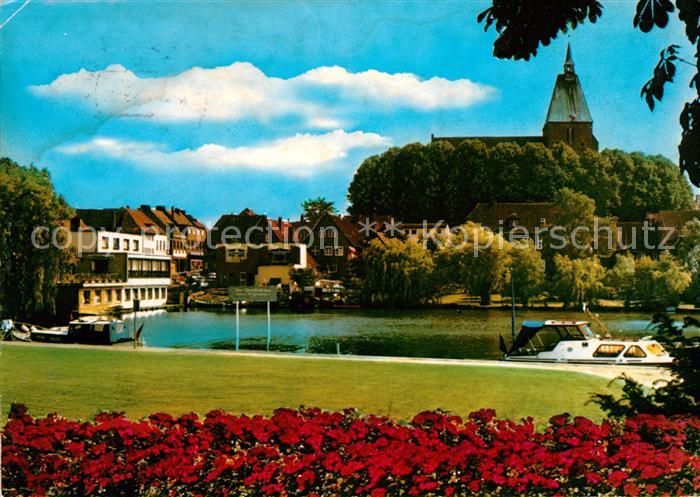 Moelln Lauenburg Uferpromenade See Kirche Kurort Naturpark Lauenburgische Seen