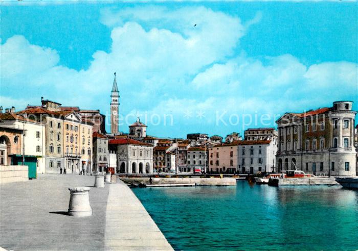 Piran Partie am Hafen