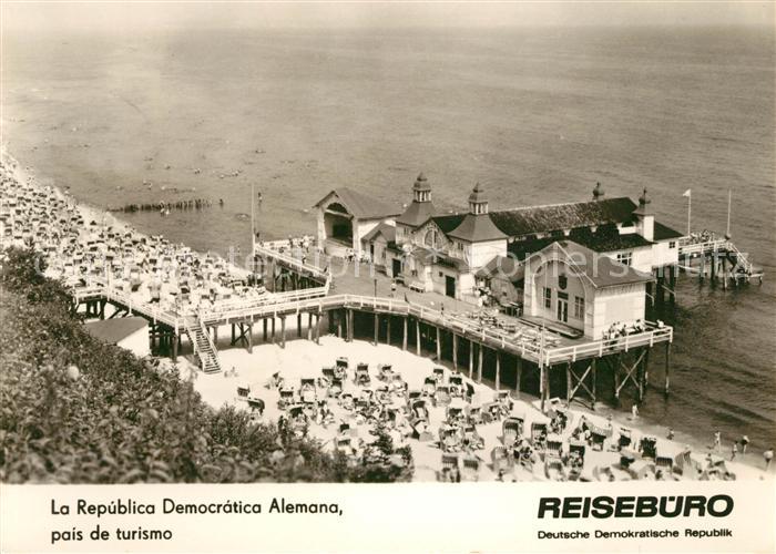 Sellin Ruegen Strand Seebruecke Restaurant
