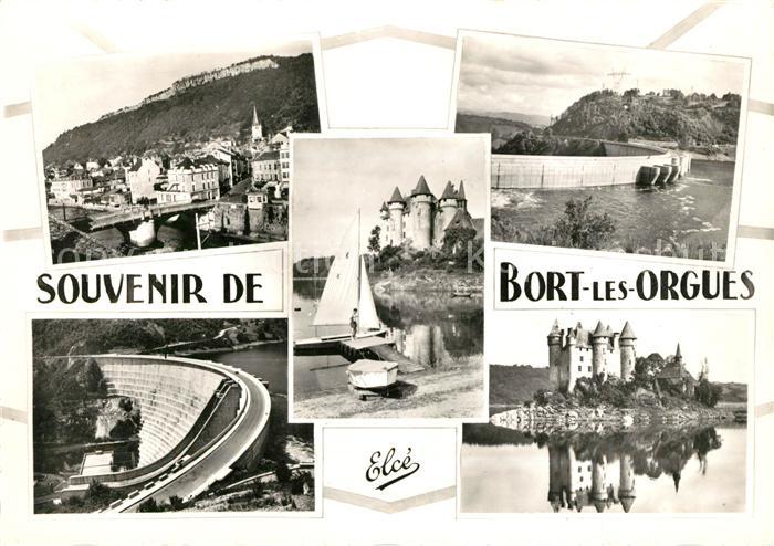 Bort-les-Orgues Vue Generale Le Barrage Chateau de Val