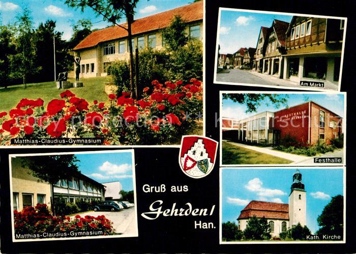 Gehrden Hannover Matthias Claudius Gymnasium Blumen Markt Festhalle Kirche