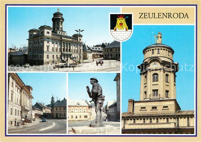 Zeulenroda-Triebes Rathaus Karl Marx Platz Karpfenpfeifer Rathausturm