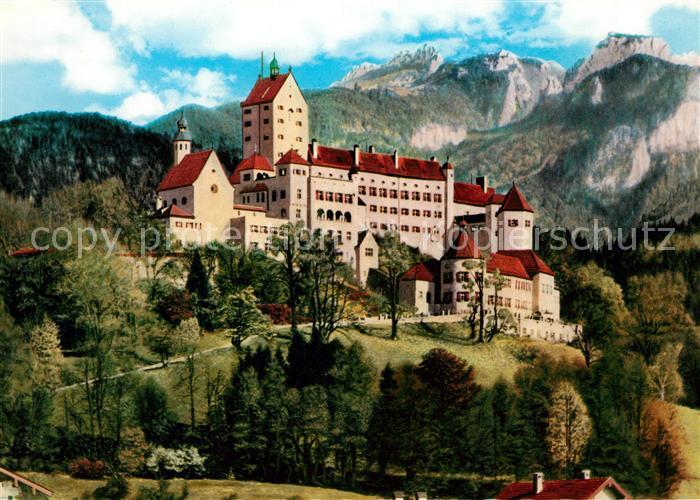 Hohenaschau Chiemgau Schloss mit Kampenwand Chiemgauer Alpen