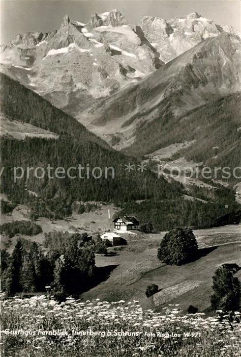 Innerberg Vorarlberg Landschaftspanorama Gasthaus Fernblick Alpen