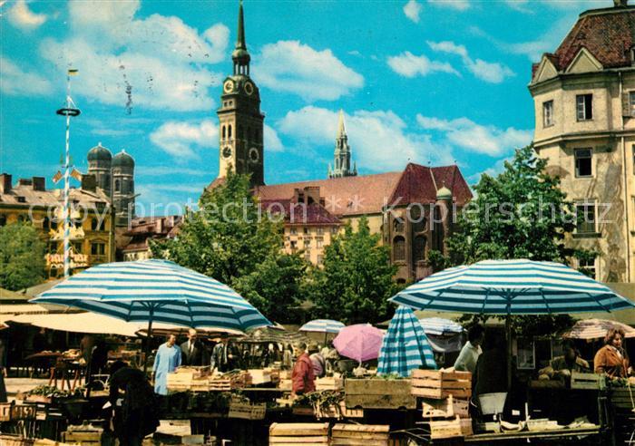 Muenchen Viktualienmarkt