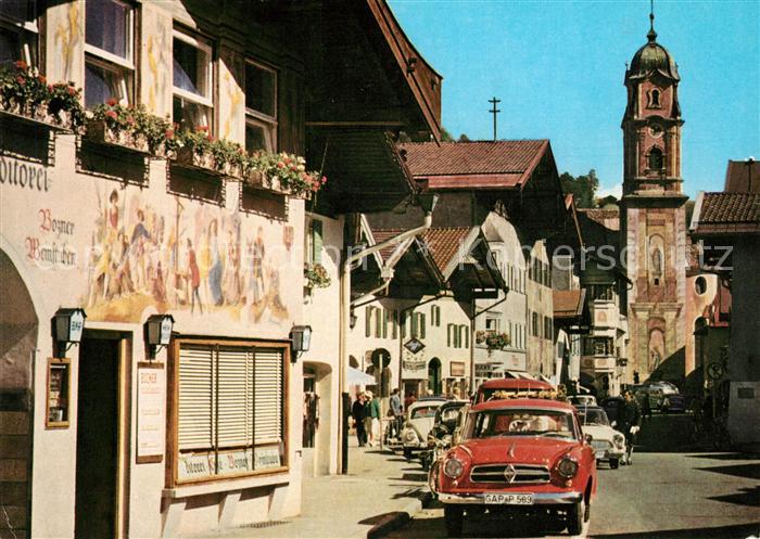 Mittenwald Bayern Obermarkt Fassadenmalerei