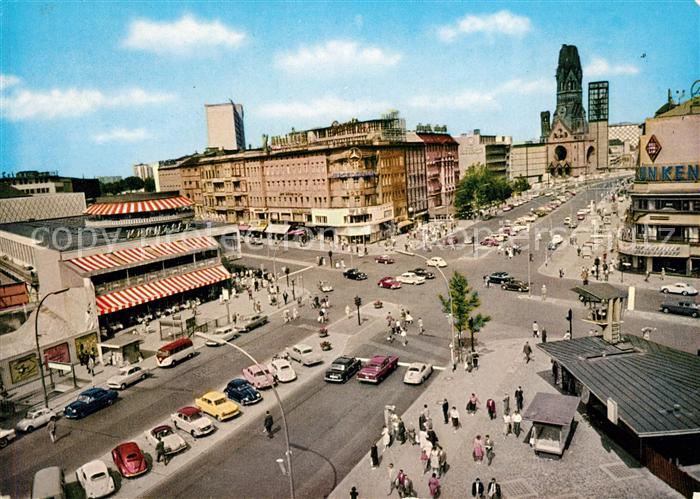 BERLIN  CITY Kranzlerecke Kurfuerstendamm Ecke Joachimstaler Strasse Gedaechtnis
