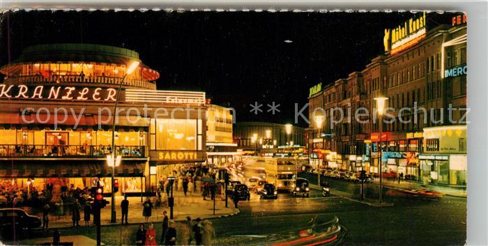 BERLIN  CITY Cafe Kranzler am Kurfuerstendamm bei Nacht