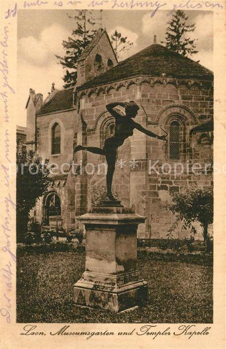 Laon Aisne Museumsgarten Tempel Kapelle