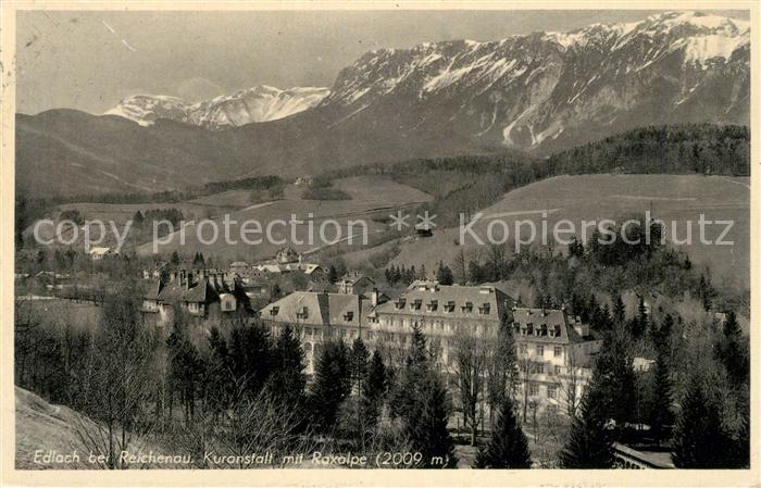 Edlach Kuranstalt Raxalpe