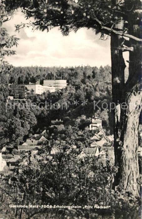 Gernrode Harz Erholungsheim Frietz Heckert