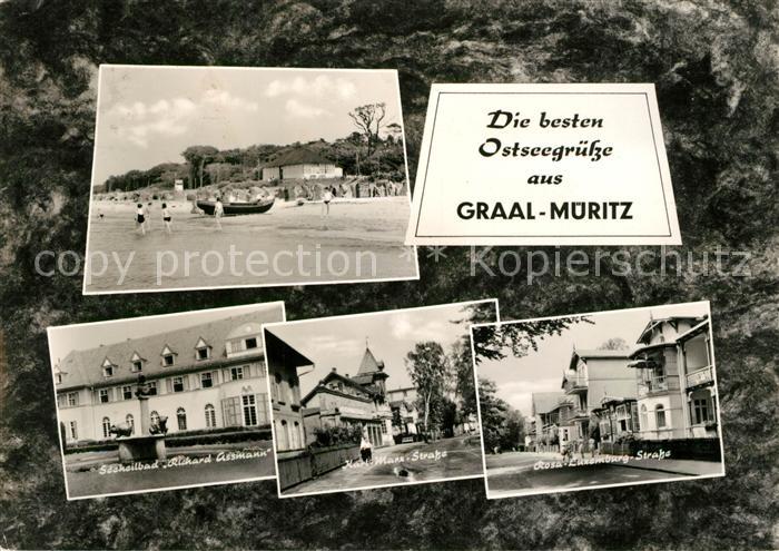 Graal-Mueritz Ostseebad Kurbad Richard Assmann Karl-Marx-Strasse