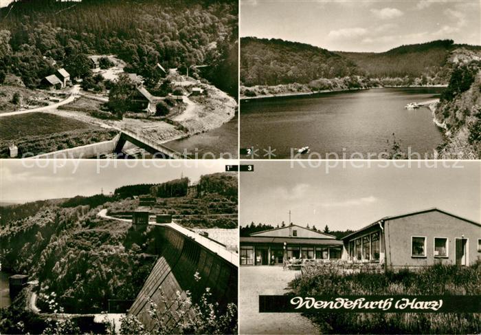 Wendefurth Rappbodetalsperre Staumauer Bootsanlegestelle Harztourist