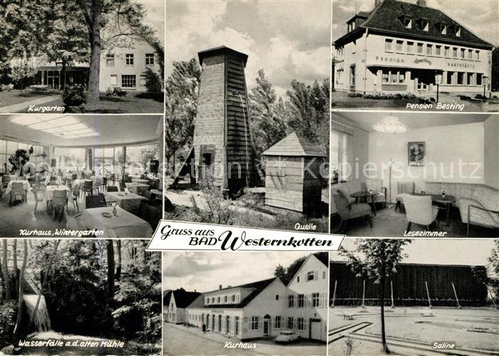 Bad Westernkotten Pension Besting Saline Kurhaus Wasserfaelle