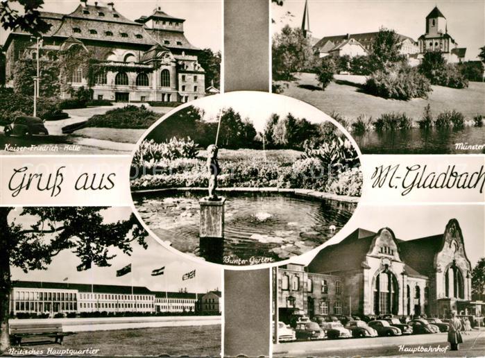 Moenchengladbach Hauptbahnhof Muenster Britisches Hauptquartier