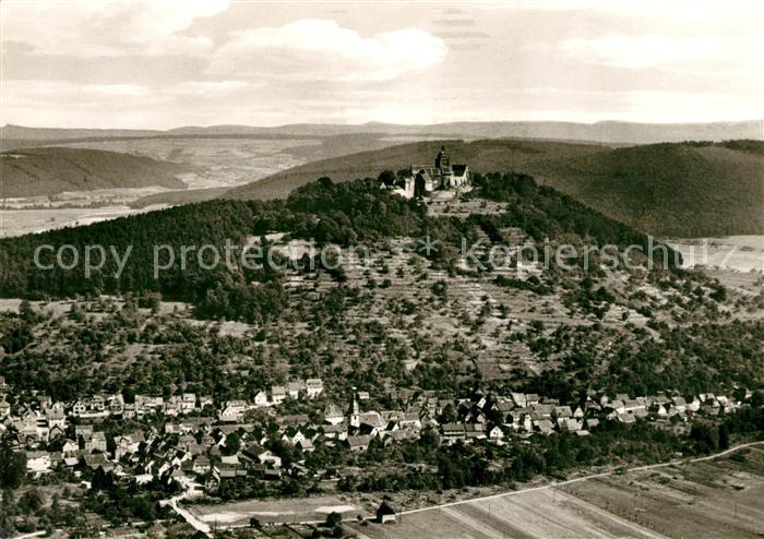 Neustadt Odenwald Fliegeraufnahme Burg Breuberg