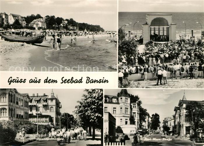 Bansin Ostseebad Karl-Marx-Strasse Promenade