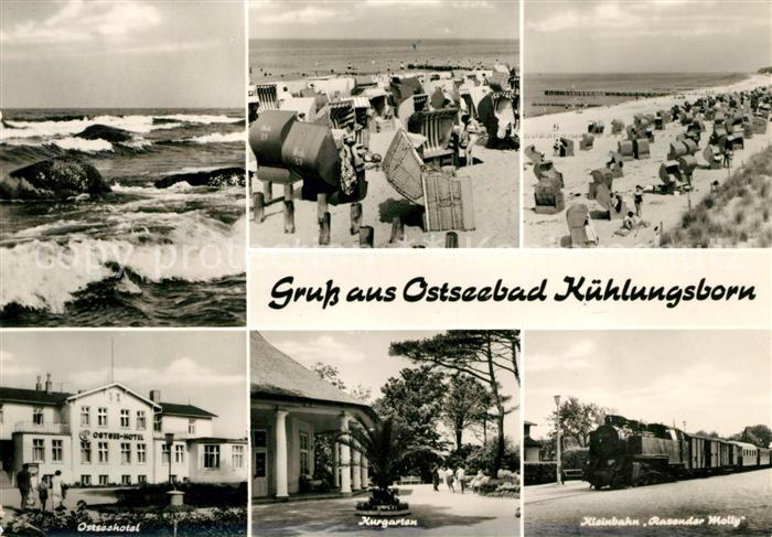 Kuehlungsborn Ostseebad Ostseehotel Kleinbahn Rasender Molly