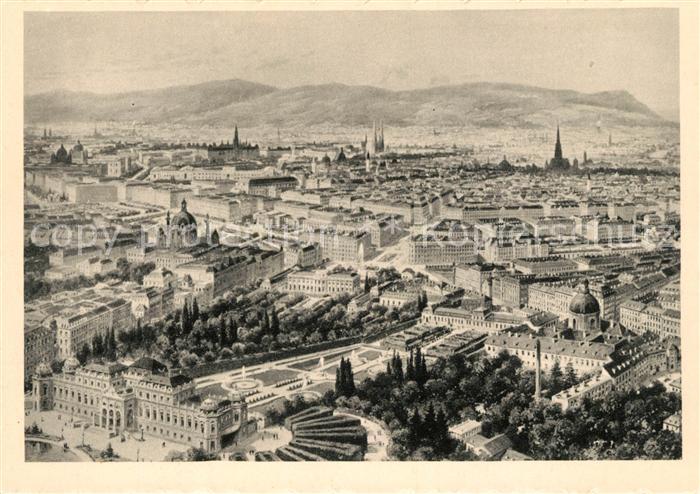 Wien Zeichnung von A. Kasimir