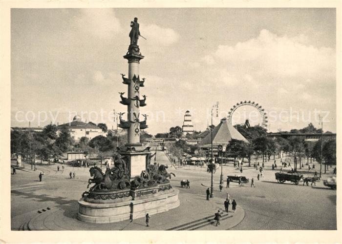 Wien Praterstern Tegetthoff-Denkmal