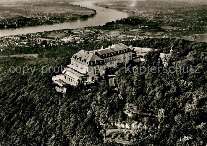 Koenigswinter Fliegeraufnahme Hotel Petersberg
