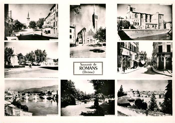 Romans-sur-Isere Place Jacquemart Gare Monument Etats Generaux