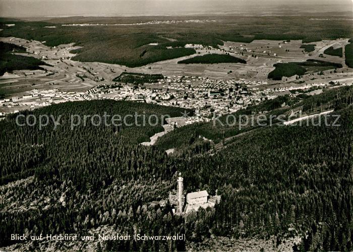 Neustadt Schwarzwald Fliegeraufnahme Hochfirst