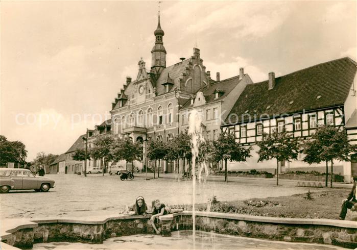 Dahlen Sachsen Rathaus Karl-Marx-Platz