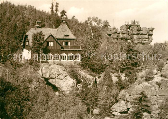 Oybin Sachsen Toepferbaude Lochstein