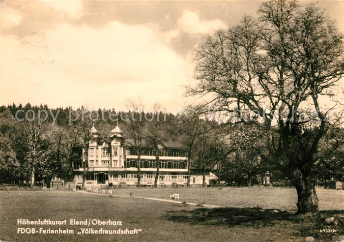 Elend Harz Ferienheim Voelerfreundschaft