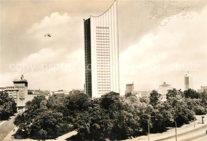 LEIPZIG Sachsen Hochhaus der Karl Marx Universitaet