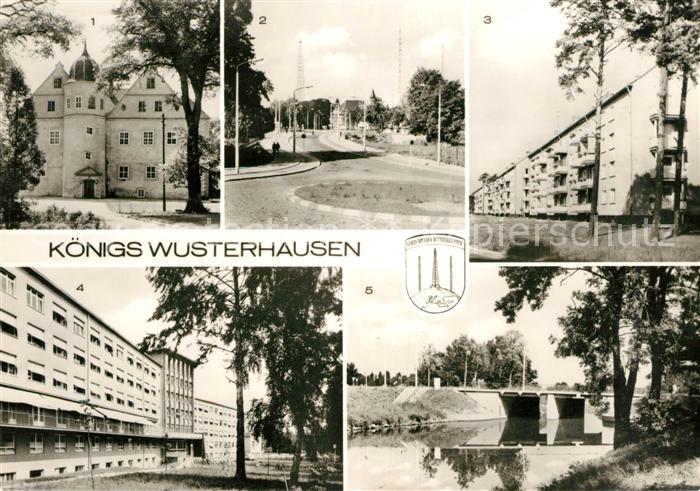 Koenigs-Wusterhausen Schloss Puschkinstrasse Goethestrasse Kreiskrankenhaus Nott