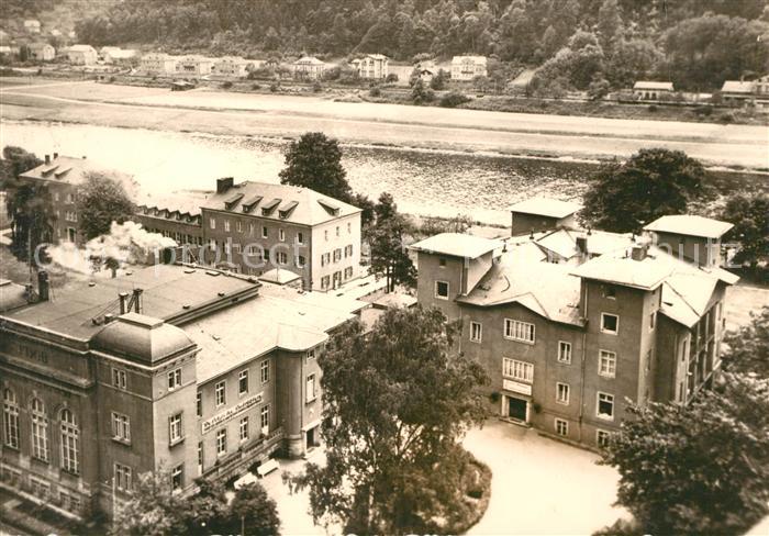 Bad Schandau Erholungsheim Antonin Zapotocky Fliegeraufnahme