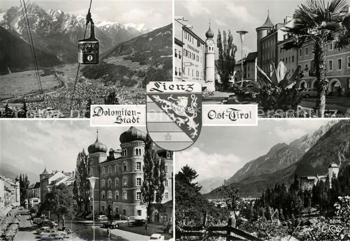 Lienz Tirol Bergbahn Dolomiten Stadtplatz Lieburg Schloss Landschaftspanorama