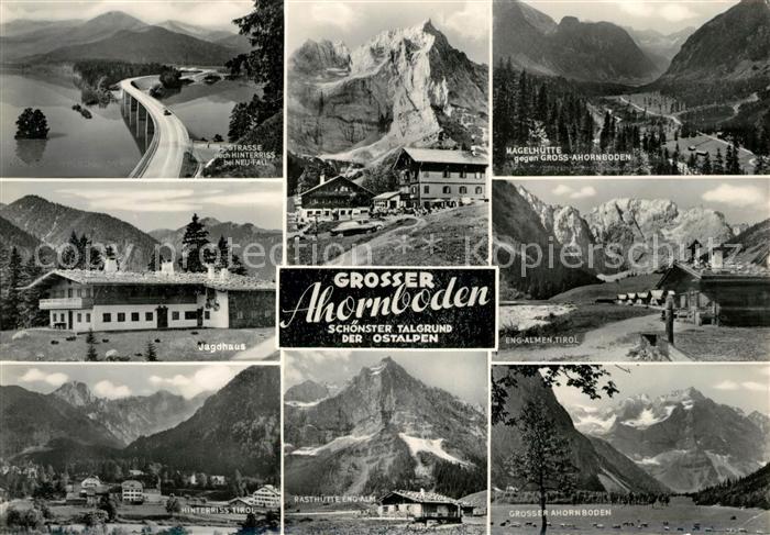 Grosser Ahornboden Schoenster Talgrund der Ostalpen Viadukt