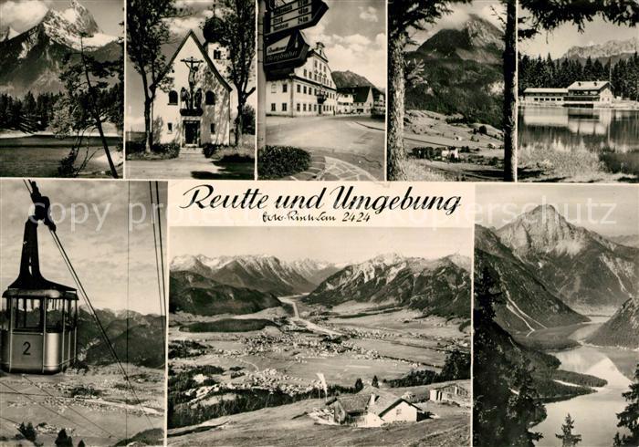 Reutte Tirol und Umgebung Bergbahn Alpenpanorama See