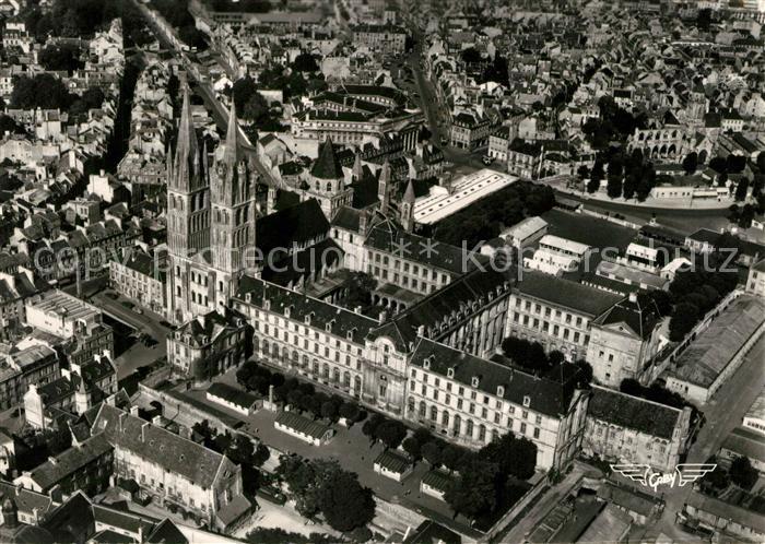 Caen Abbaye aux Hommes Vue aerienne