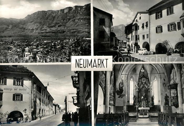 Neumarkt Suedtirol Panorama Strassenpartien Kirche Inneres