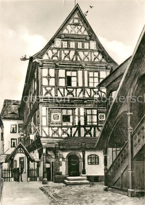 Meiningen Thueringen Buechnersches Hinterhaus