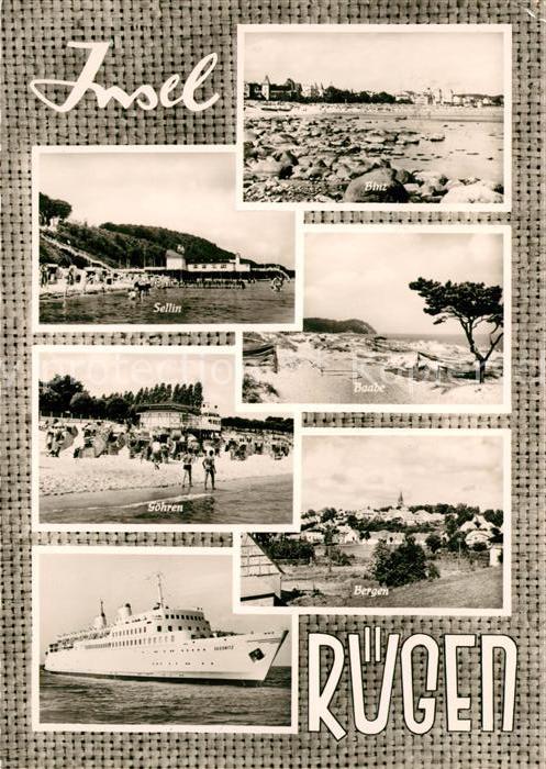 Ruegen Binz Sellin Baabe Goehren Bergen