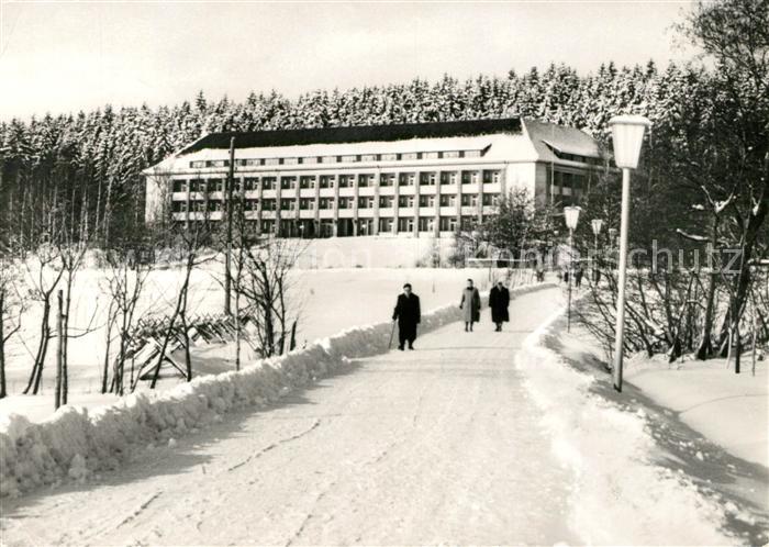 Bad Brambach Fucik Heim im Winter